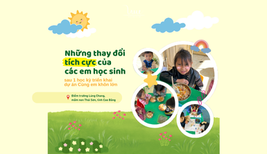 [ CẬP NHẬT TIẾN ĐỘ] Những thay đổi tích cực của các em học sinh sau 1 kỳ học triển khai dự án Cùng em khôn lớn tại điểm trường Lũng Cháng, tỉnh Cao Bằng